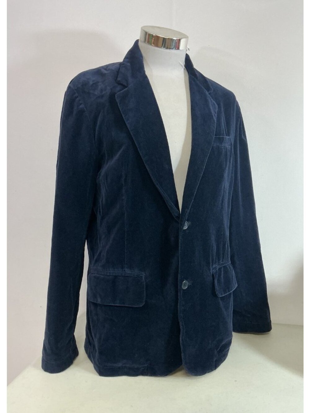 American Eagle Velvet Blazer Jacket Y2K Preppy Sport Coat Mens Medium